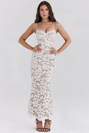 Vestido Midi Sophia - todo em renda