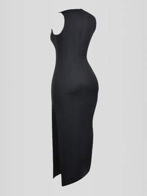 Vestido Longo Preto Modelo Naiva