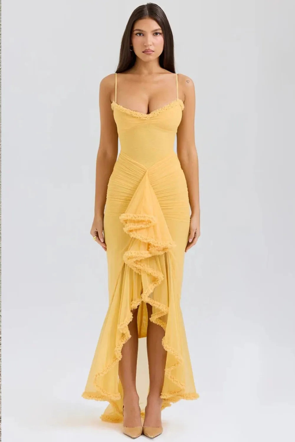 Vestido Longo Amarelo - Gabriela