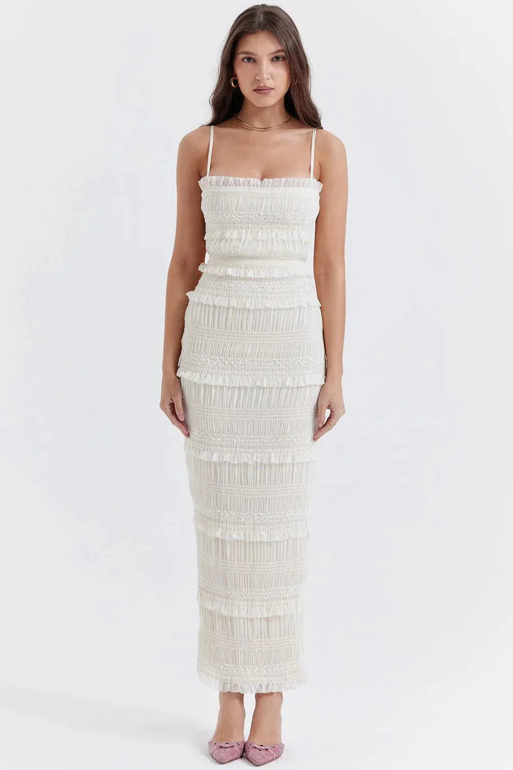Vestido Longo Comprimento Branco - Luna